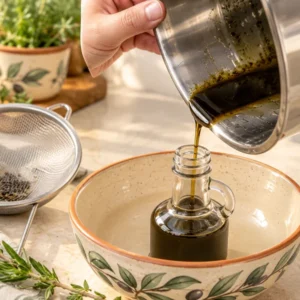 الزيوت والمياه المقطرة